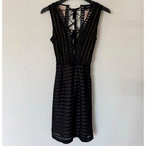Storia Black Lace Dress